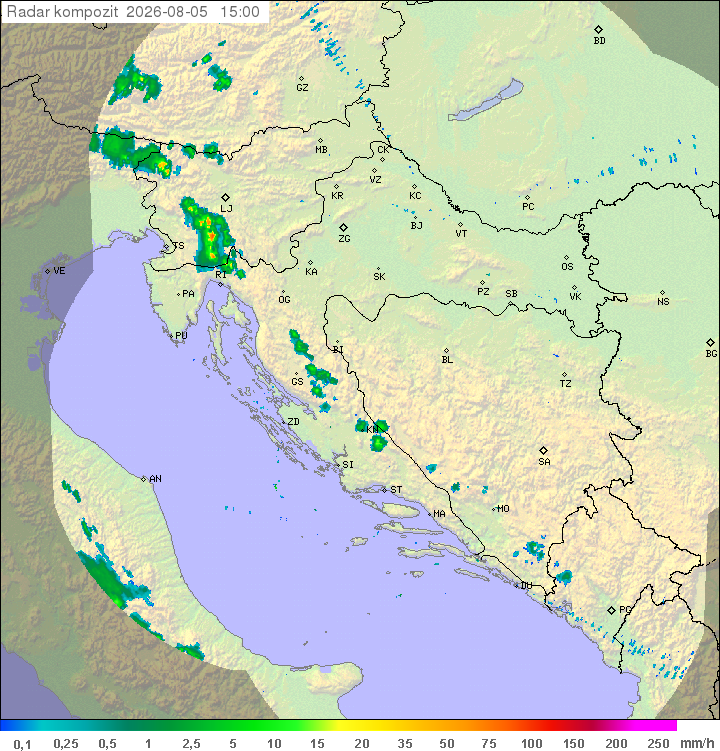 Padavine Hrvaška