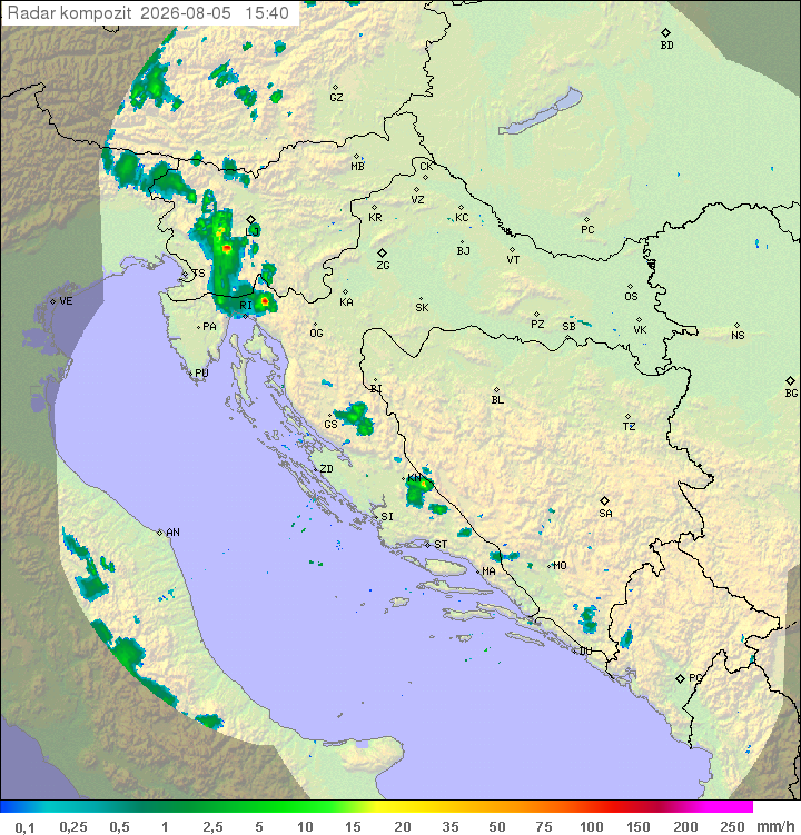 Padavine Hrvaška