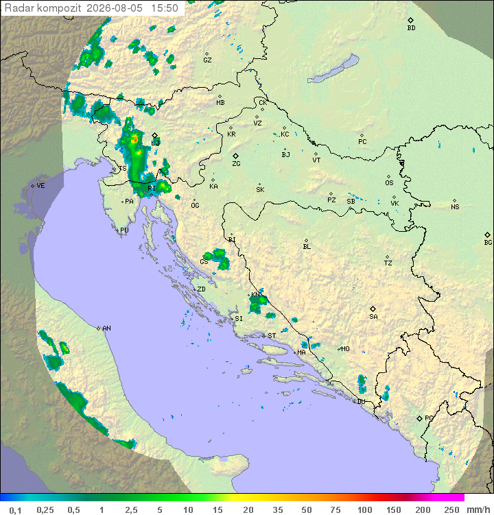 Padavine Hrvaška
