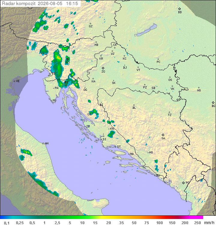 Padavine Hrvaška