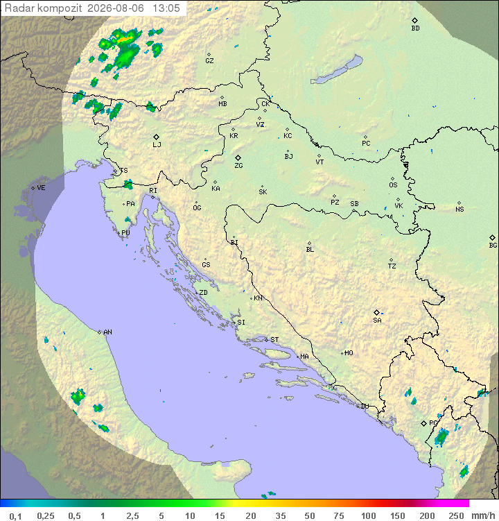 Padavine Hrvaška