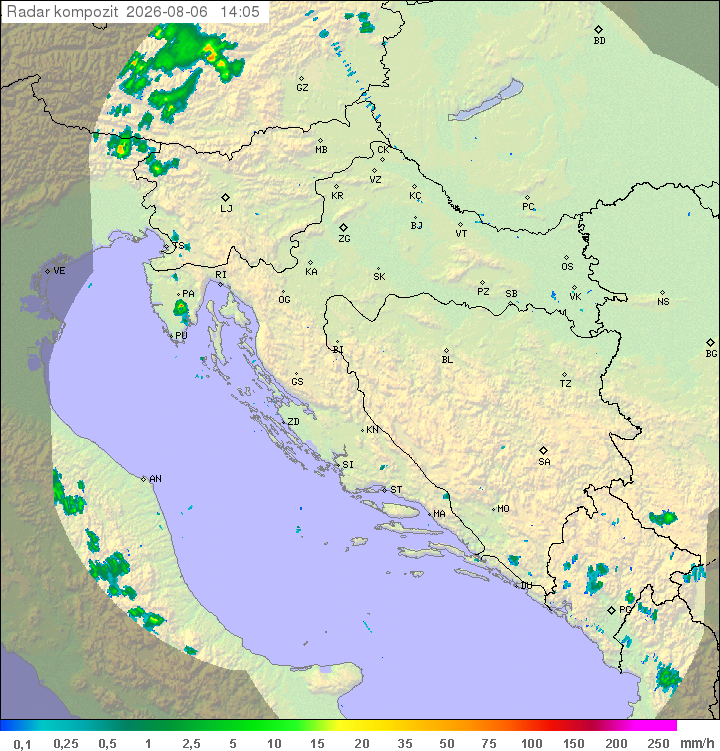 Padavine Hrvaška