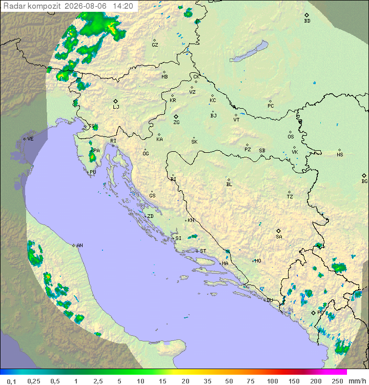 Padavine Hrvaška