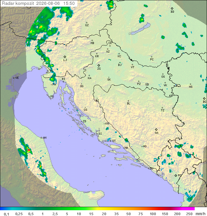Padavine Hrvaška