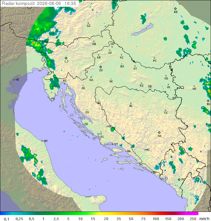 Padavine Hrvaška