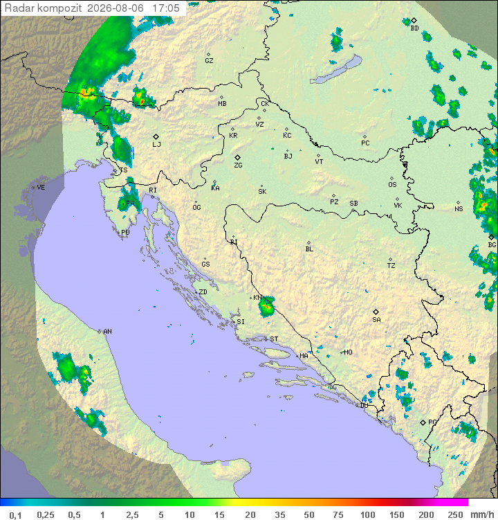 Padavine Hrvaška