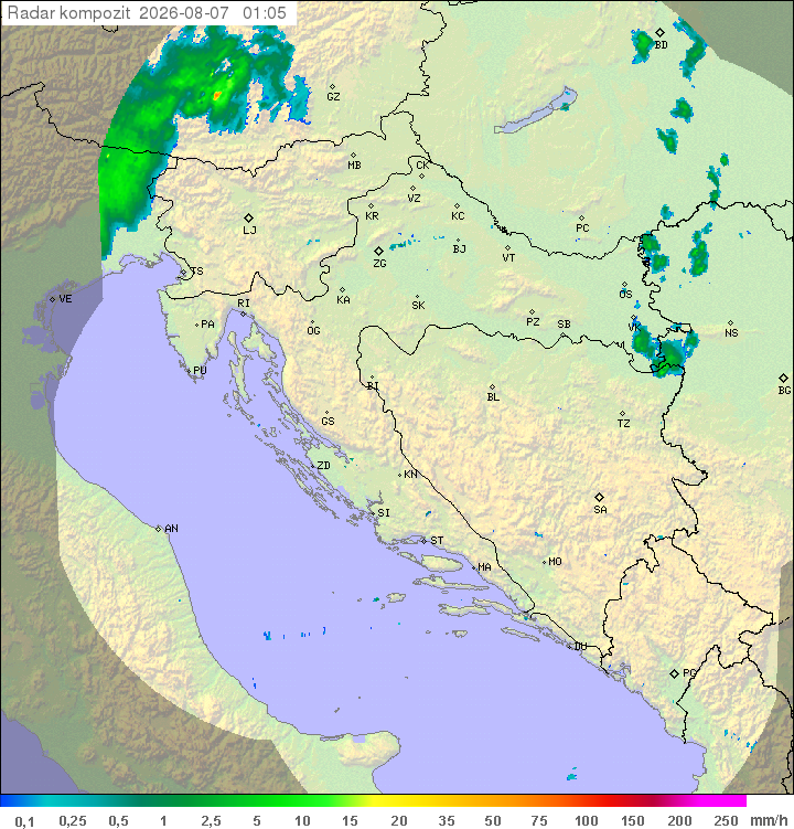 Padavine Hrvaška