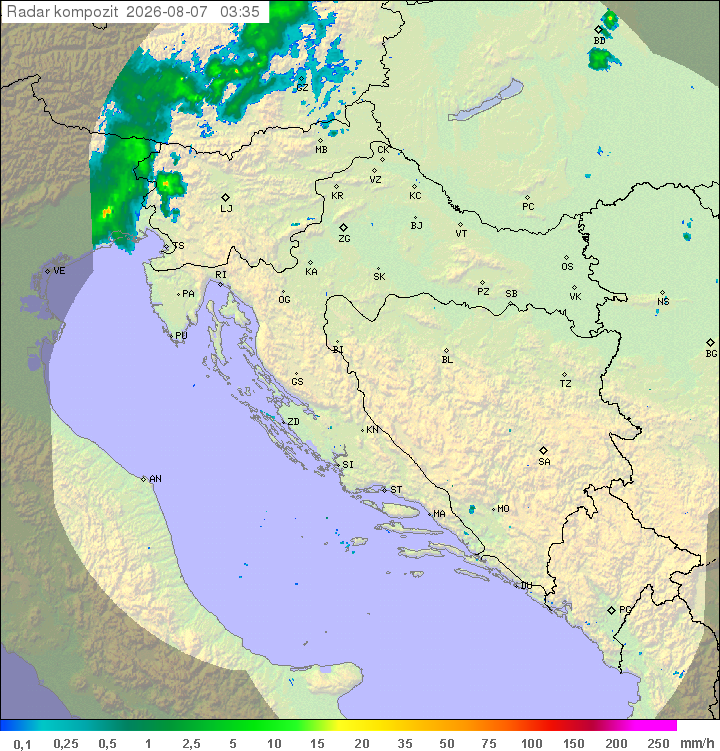 Padavine Hrvaška