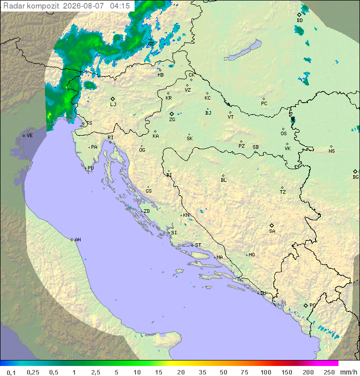 Padavine Hrvaška