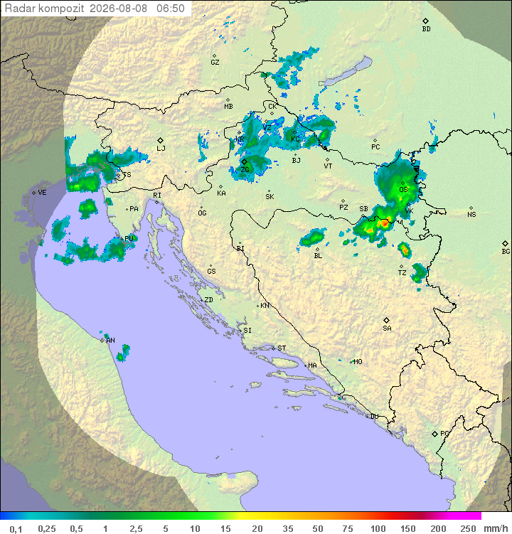 Padavine Hrvaška