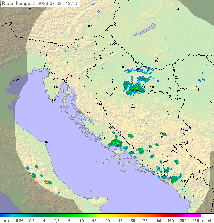 Padavine Hrvaška