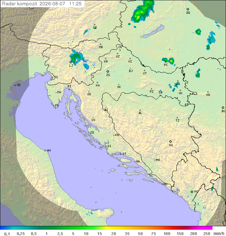 Padavine Hrvaška