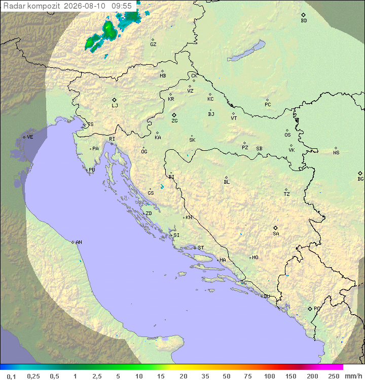 Padavine Hrvaška
