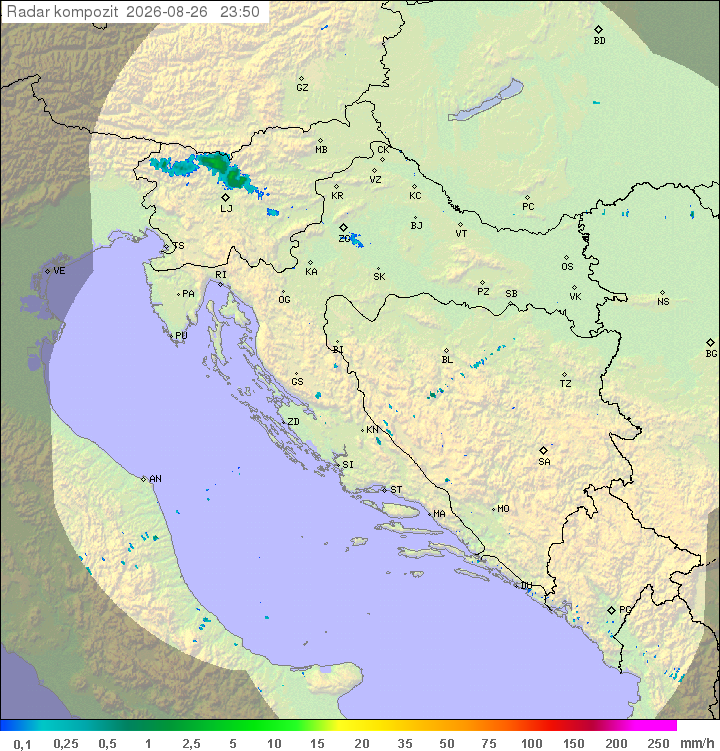 Padavine Hrvaška