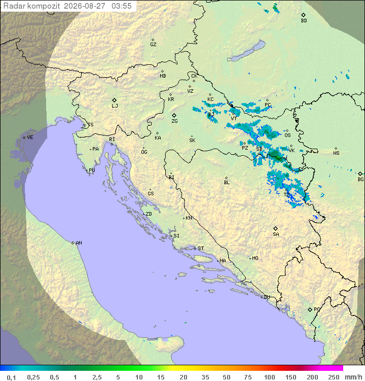 Padavine Hrvaška