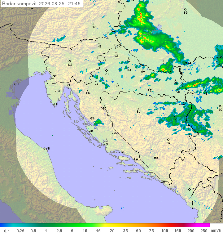 Padavine Hrvaška