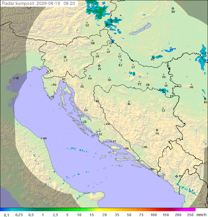 Padavine Hrvaška