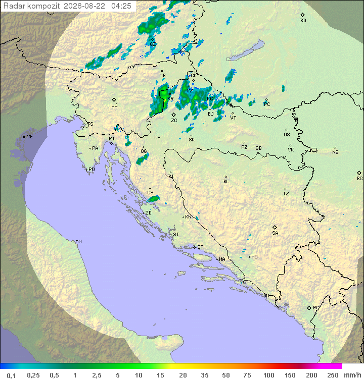 Padavine Hrvaška