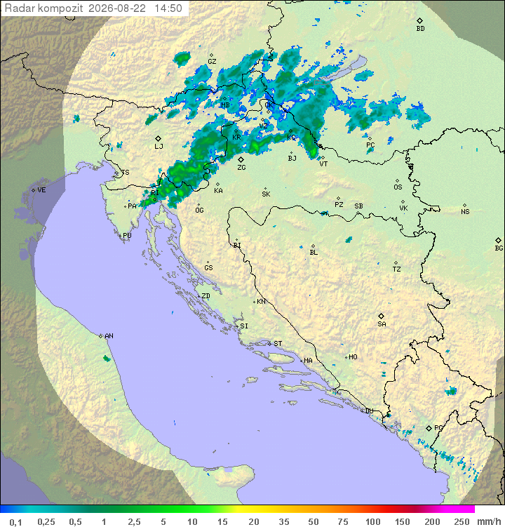Padavine Hrvaška