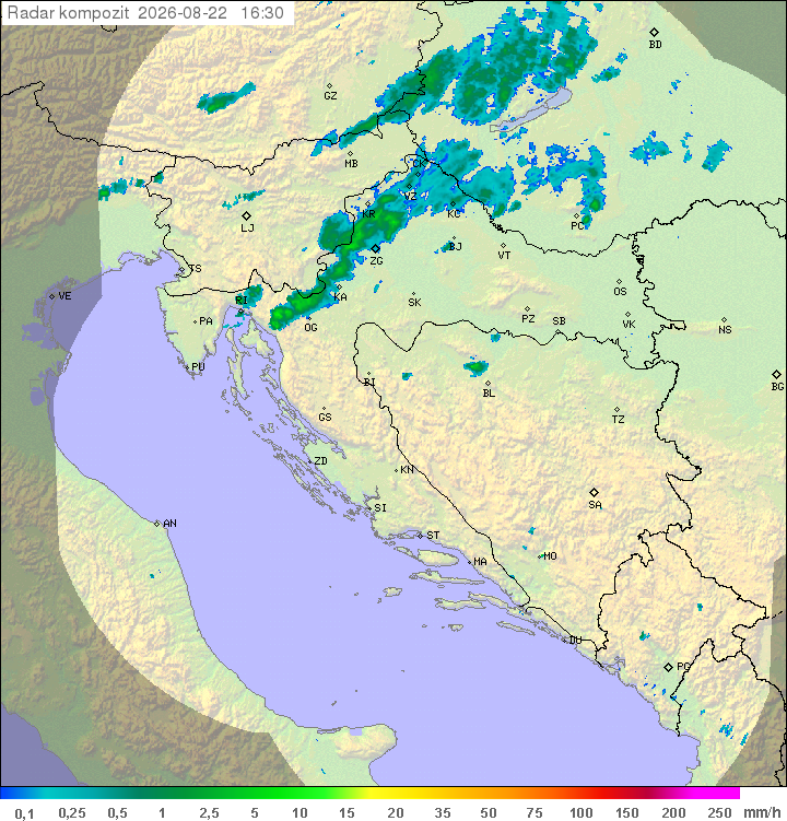 Padavine Hrvaška