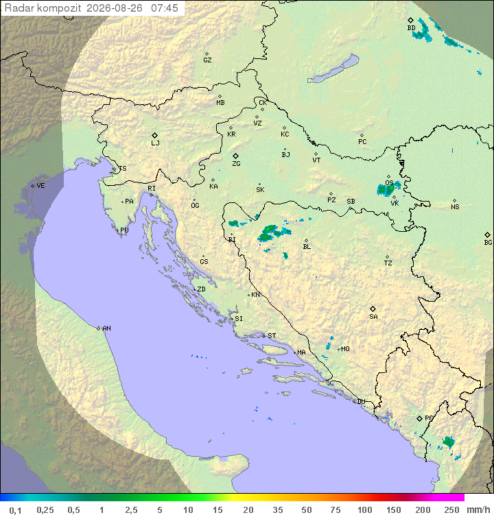 Padavine Hrvaška