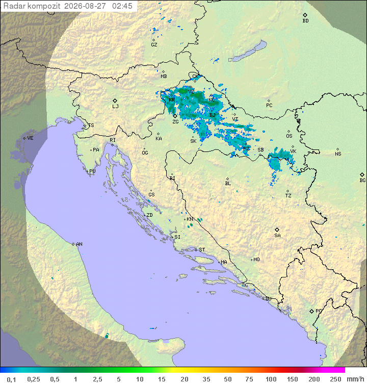 Padavine Hrvaška