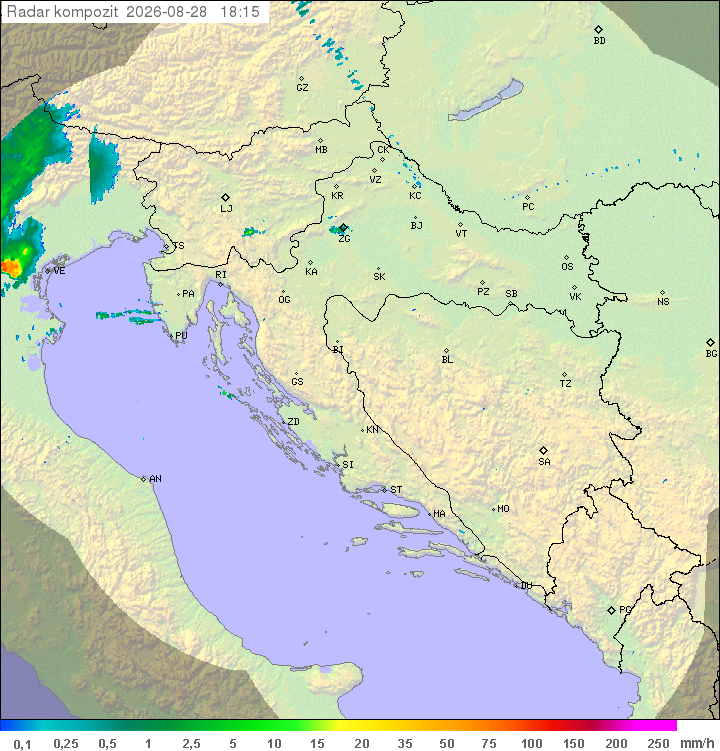 Padavine Hrvaška
