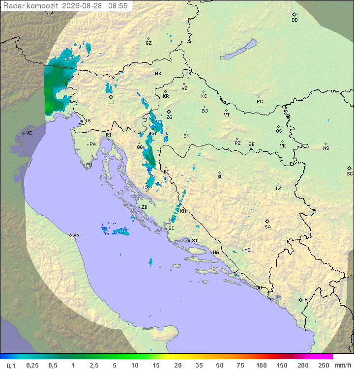 Padavine Hrvaška