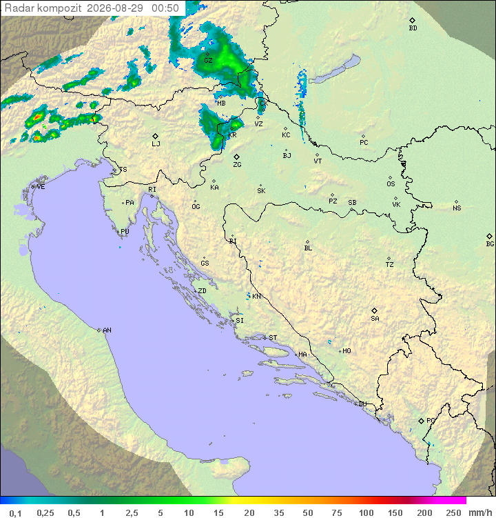 Padavine Hrvaška