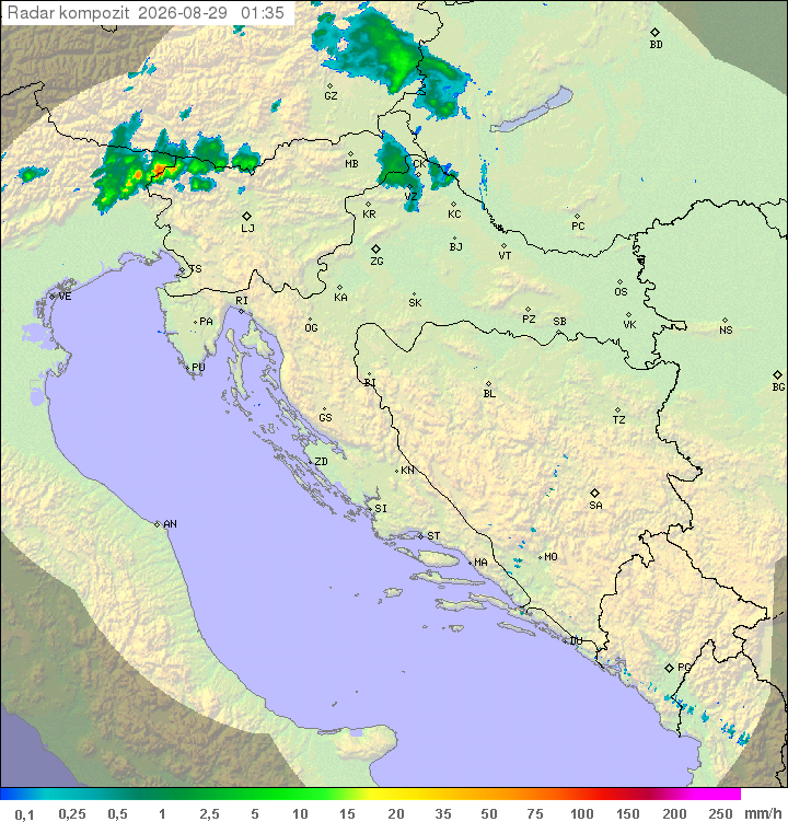 Padavine Hrvaška
