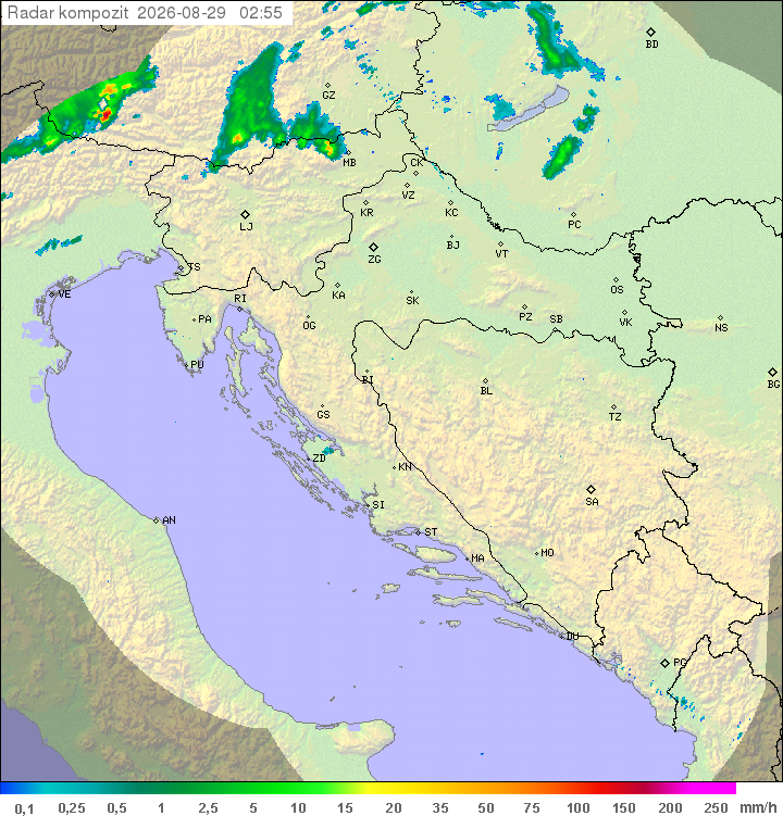 Padavine Hrvaška