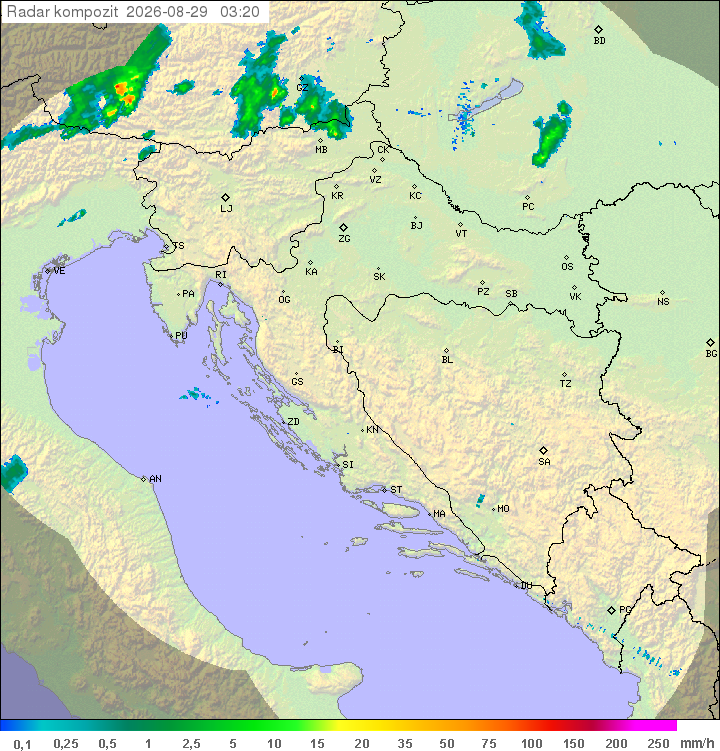 Padavine Hrvaška
