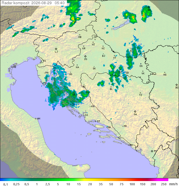 Padavine Hrvaška