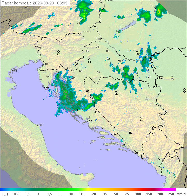Padavine Hrvaška