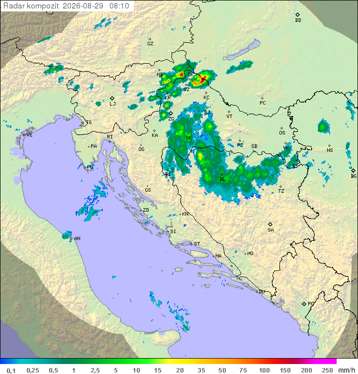 Padavine Hrvaška