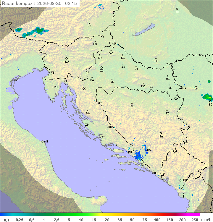 Padavine Hrvaška