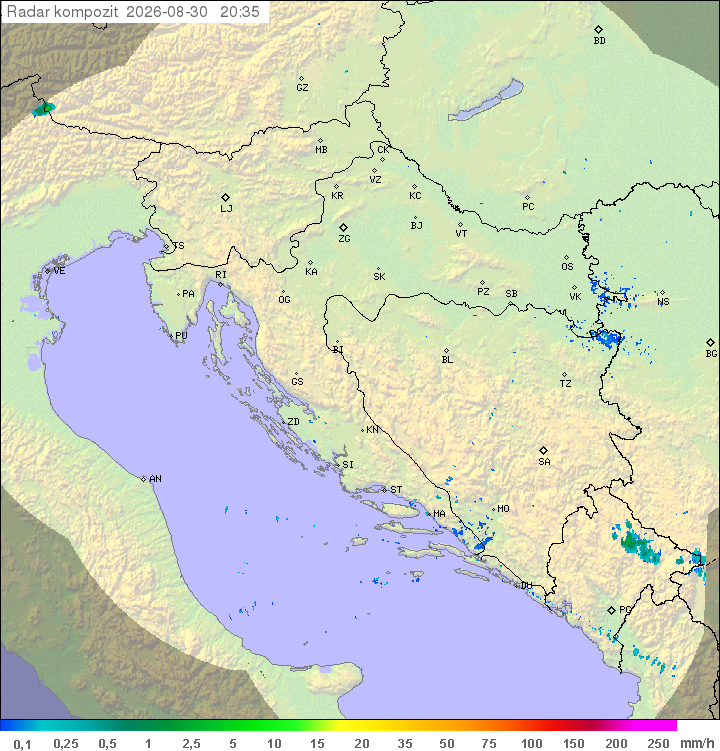 Padavine Hrvaška