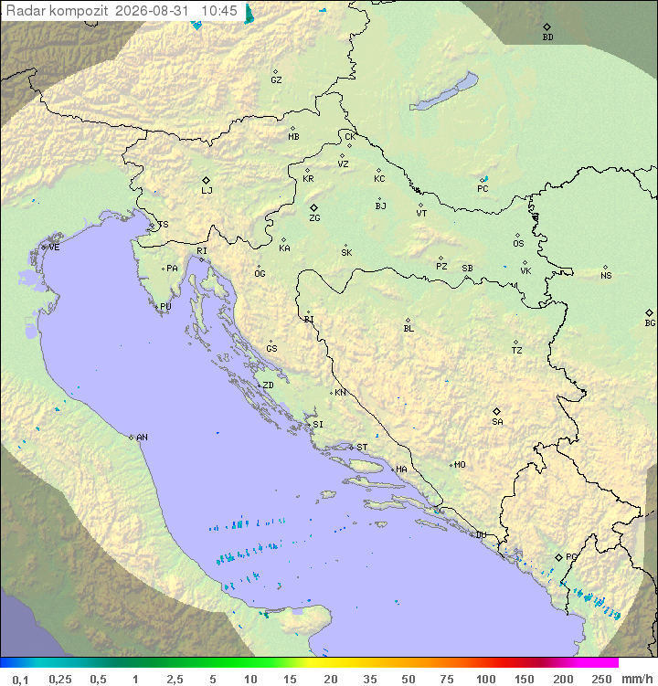 Padavine Hrvaška