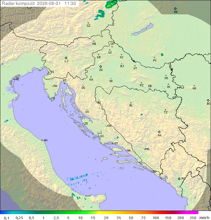 Padavine Hrvaška