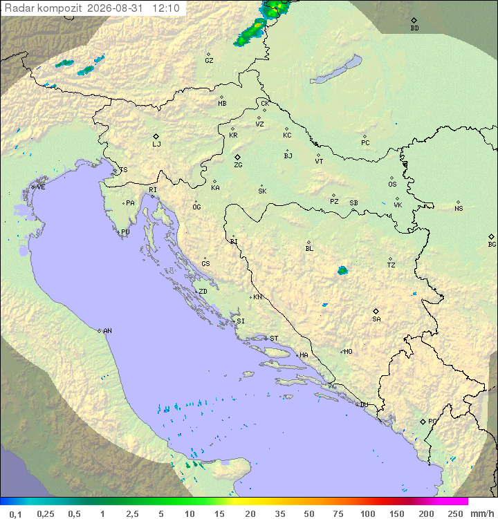 Padavine Hrvaška