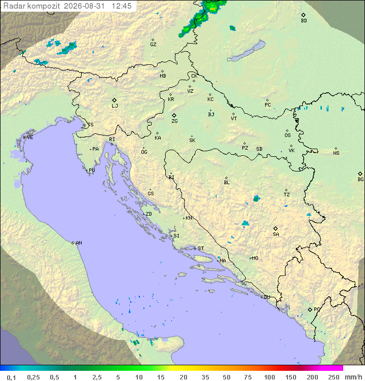 Padavine Hrvaška
