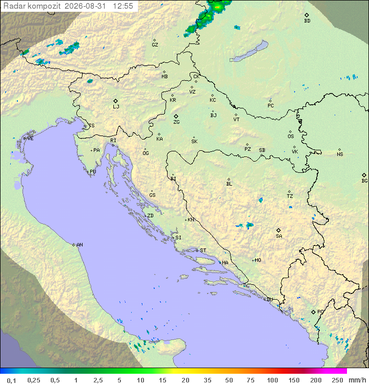 Padavine Hrvaška