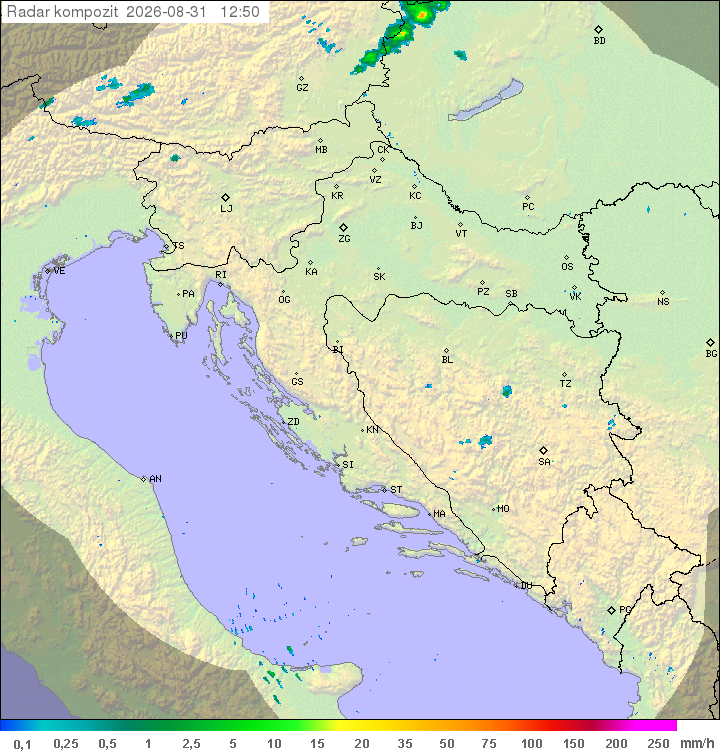 Padavine Hrvaška