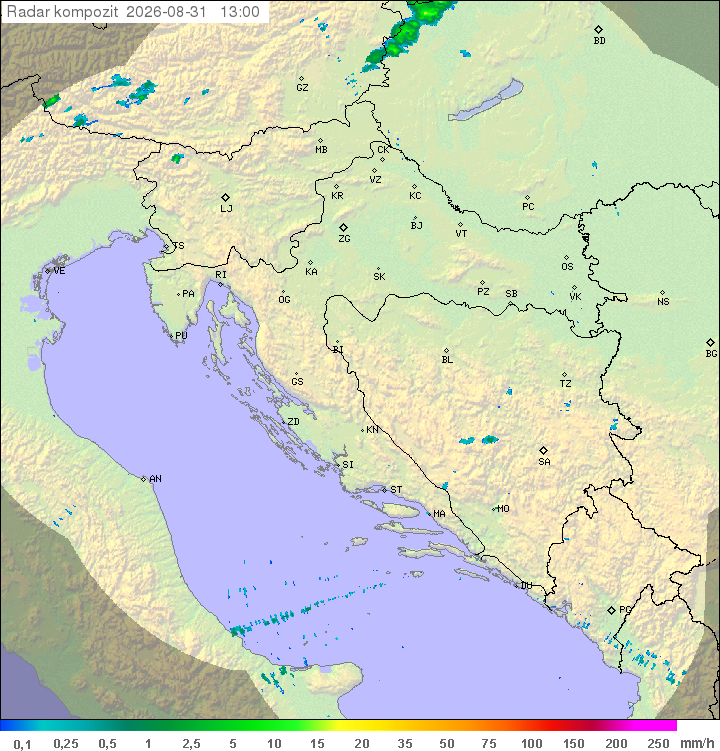 Padavine Hrvaška
