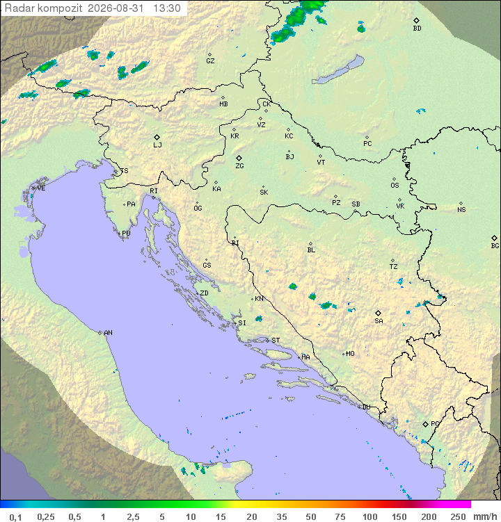 Padavine Hrvaška