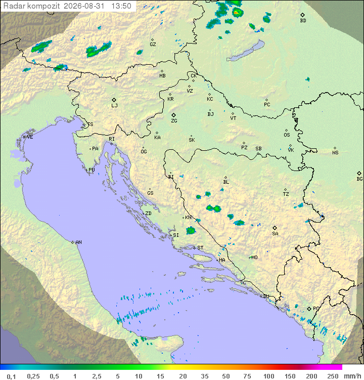 Padavine Hrvaška