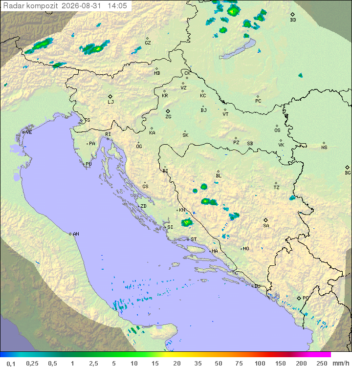 Padavine Hrvaška