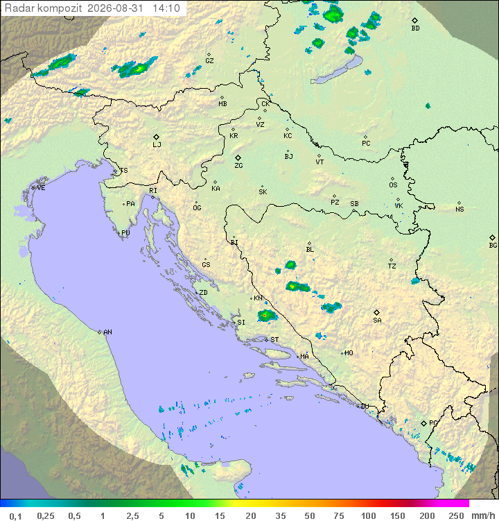 Padavine Hrvaška