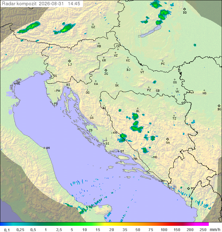 Padavine Hrvaška