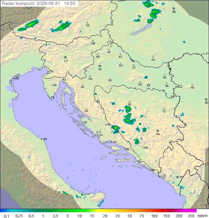Padavine Hrvaška